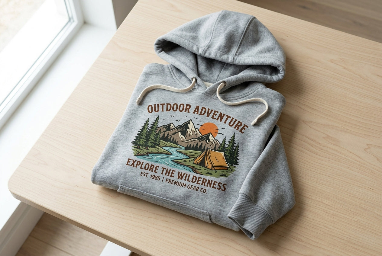 DTF Transfers for Hoodies — Fleece, Seams, and Print Size